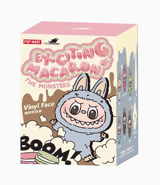 Labubu Doll Blind Box Heartbeat Macaron Face Series Blind Box Trendy Play Cute Mystery Box Pop Capibara Labubu Original Gift