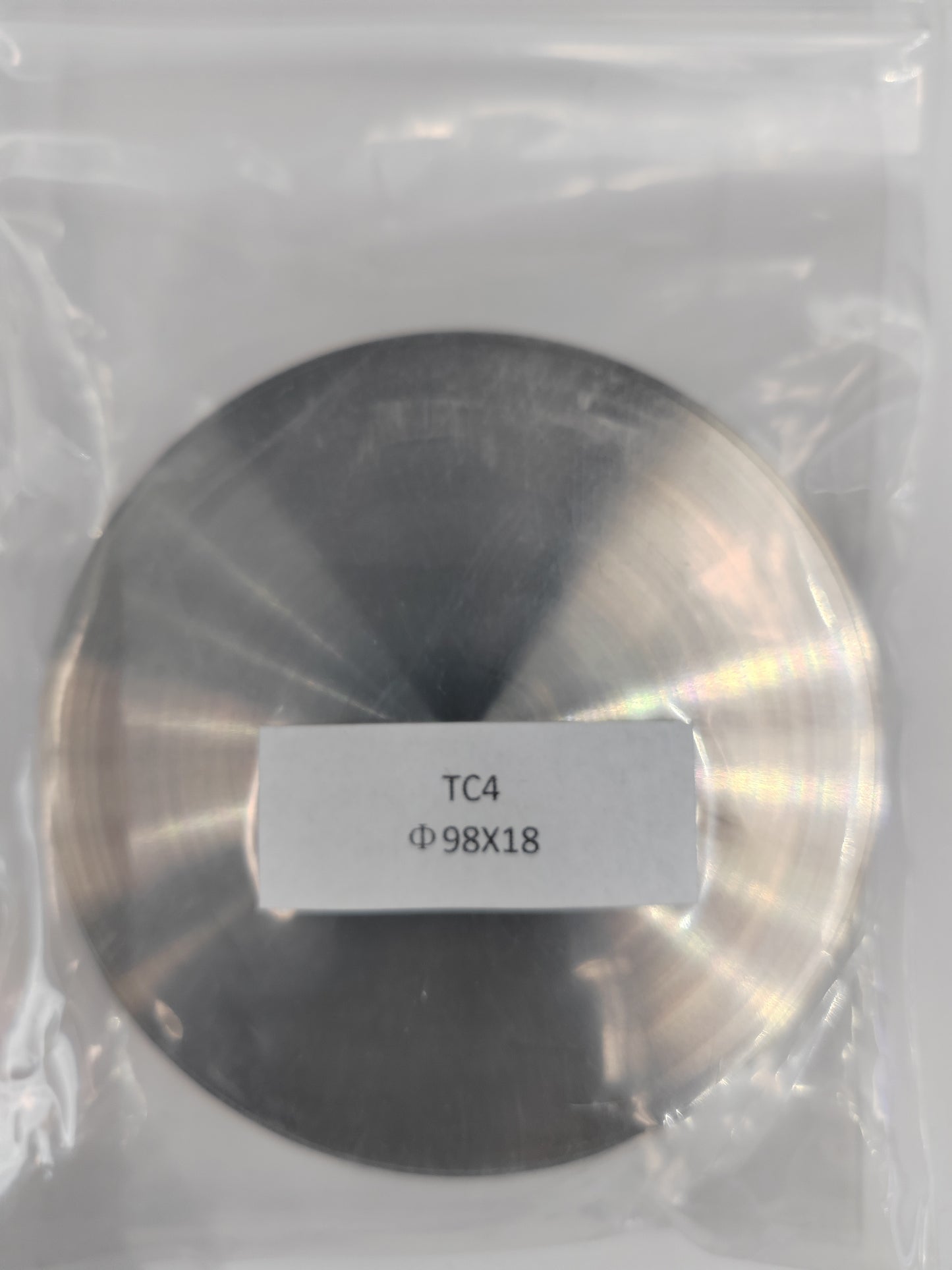 98mm Dental CADCAM Titanium Disc Titan Block Grade 5 Metal Alloy For Implant Abutment