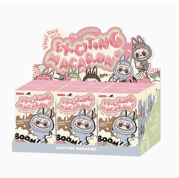 Labubu Doll Blind Box Heartbeat Macaron Face Series Blind Box Trendy Play Cute Mystery Box Pop Capibara Labubu Original Gift