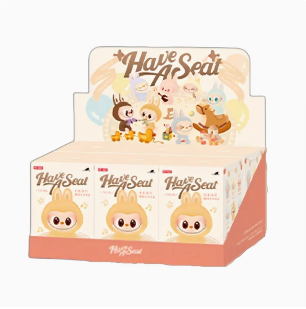 Labubu Doll V2 Series Blind Box Heartbeat Macaron Face Series Blind Box Trendy Play Cute Mystery Box Pop Capibara Labubu Original Gift