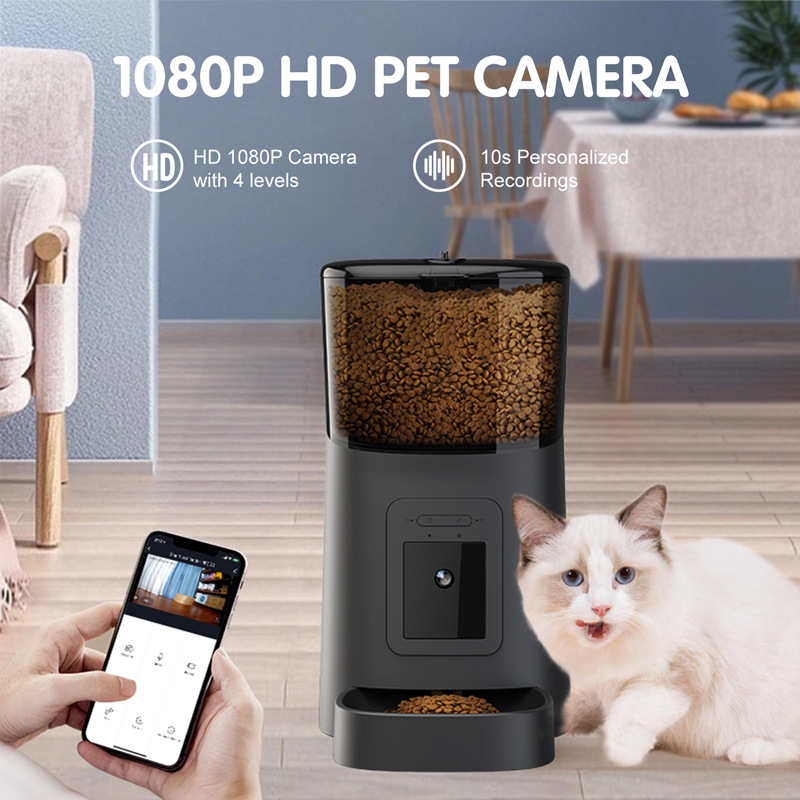 WiFi Smart Pet Feeder with 1080P HD Camera