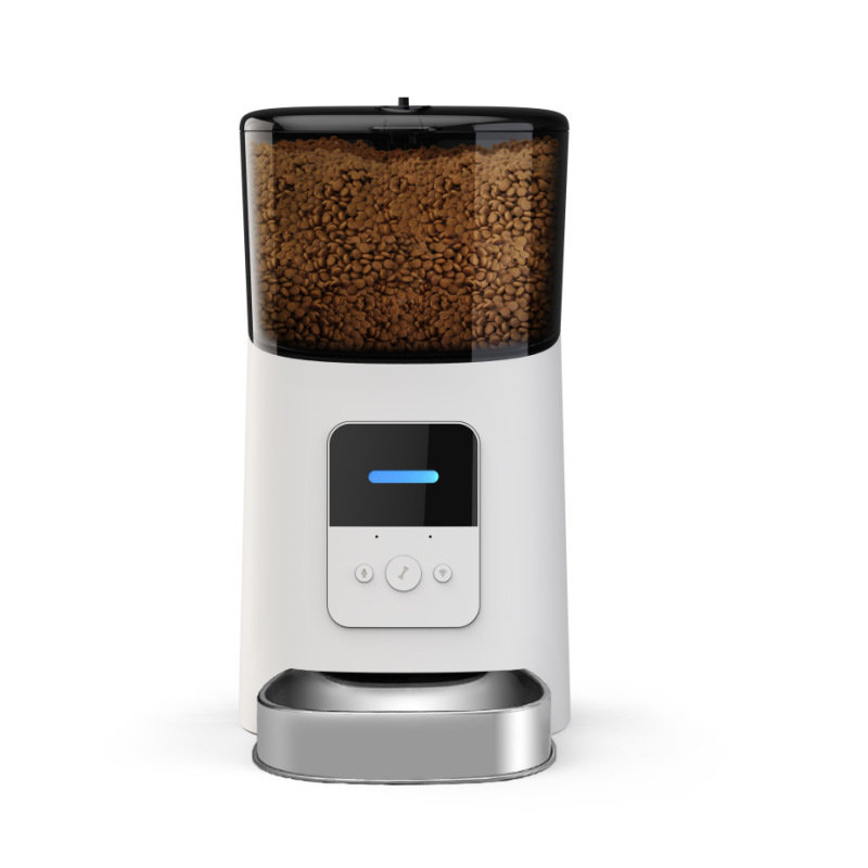 6L smart pet feeder with camera for travel