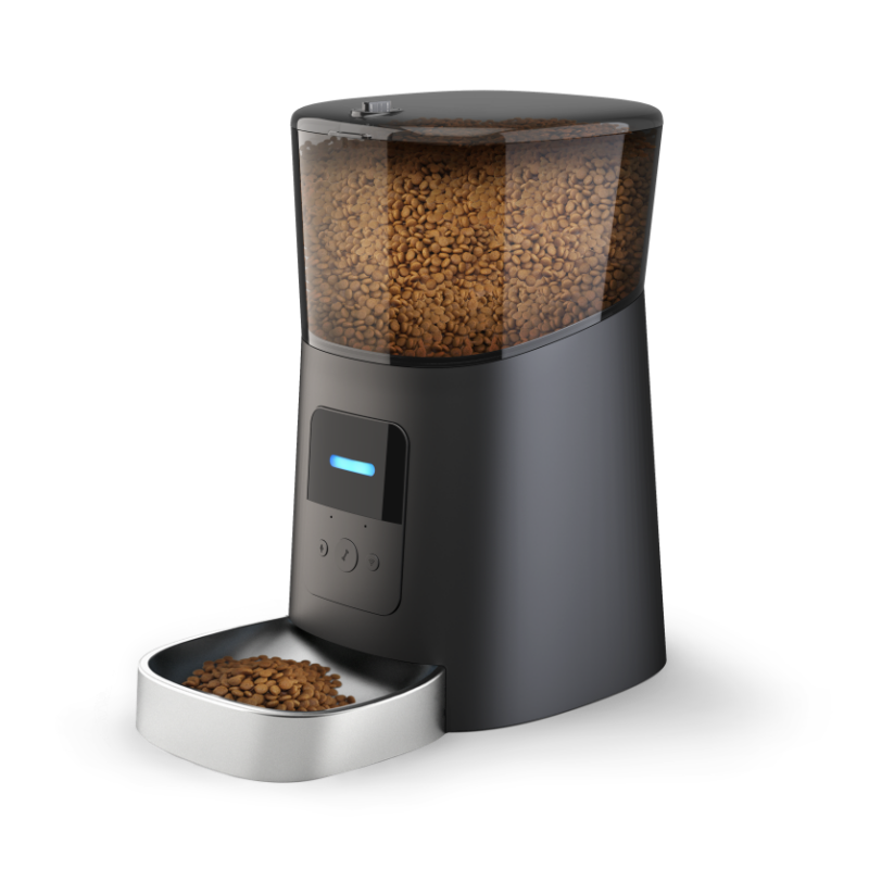 6L smart pet feeder with camera for travel