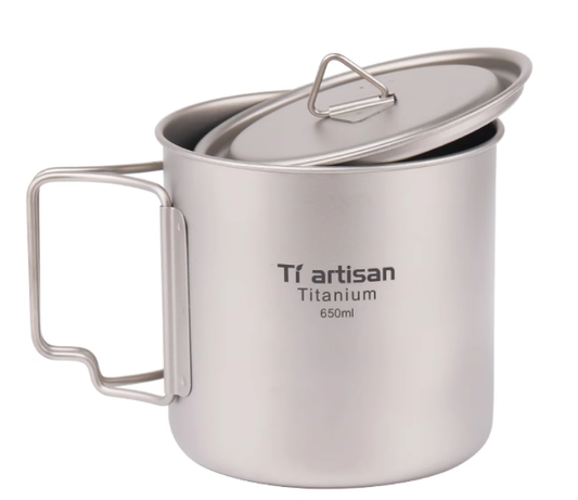 Titanium Folding Water Cup ,Outdoor titanium cup,200ML-750ML